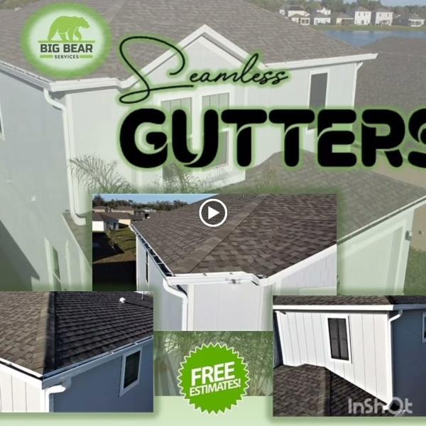 Big Bear Services ︎~ Seamless Gutters & Screen Enclosures