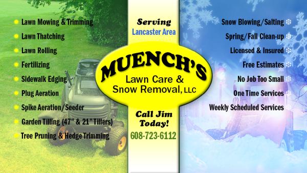 Muench's Lawn Care-Snow Removal