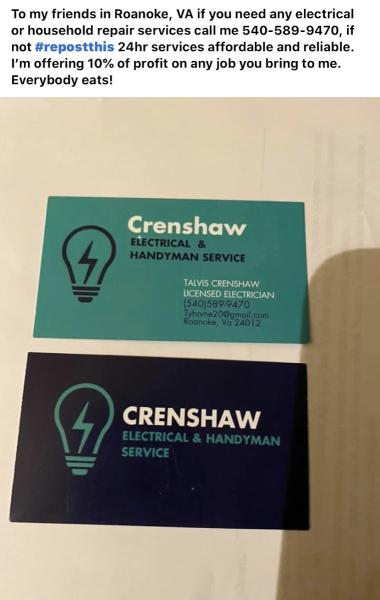 Crenshaw Electrical and Handyman Service LLC