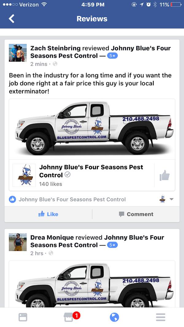 Johnny Blue's Four Seasons Pest Control