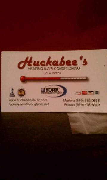 Huckabee's Heating & Air Conditioning