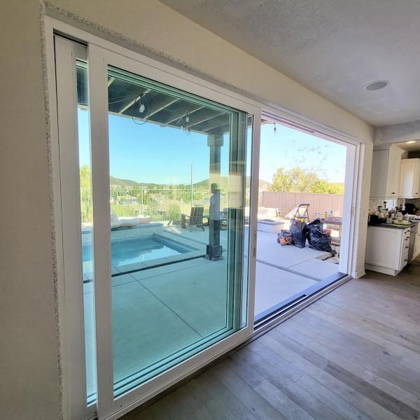 Clear View Folding Doors