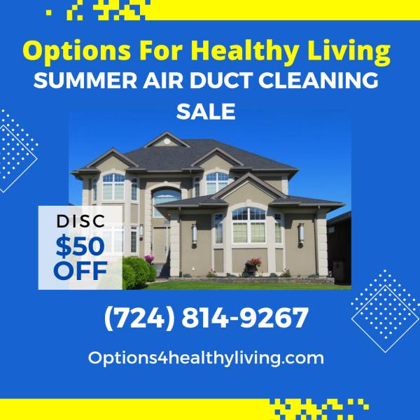 Options For Healthy Living Air Duct Cleaning