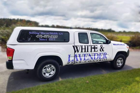 White and Lavender Pest Control