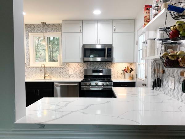 Black & White Kitchen and Bath