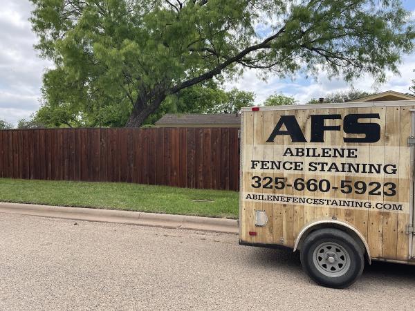 Abilene Fence Staining