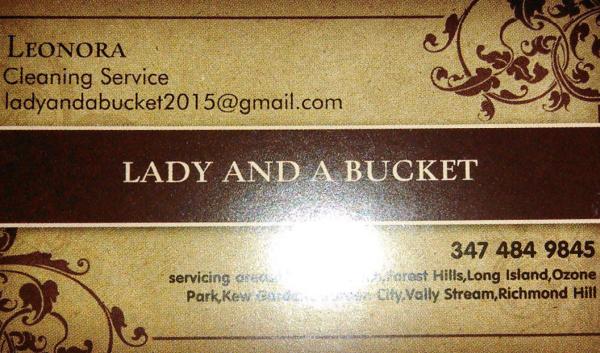 Lady and A Bucket Cleaning Service