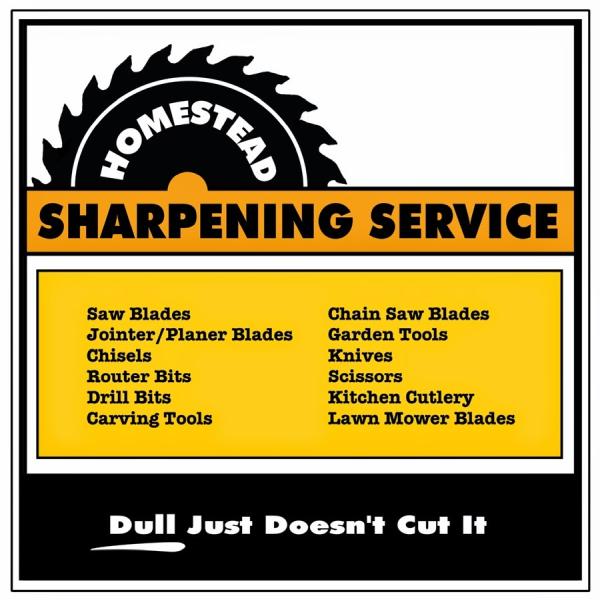 Homestead Sharpening Service