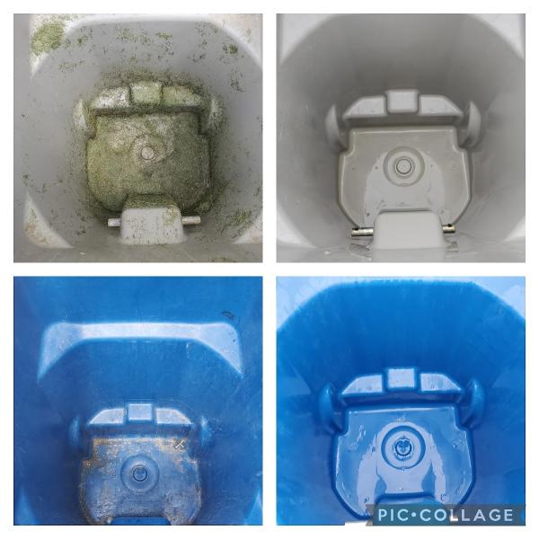Easy Trash Can Cleaning