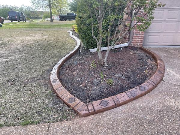 Concrete Curb Designs & Landscape