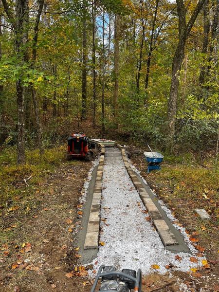 Blue Mountain Landscape and Excavation