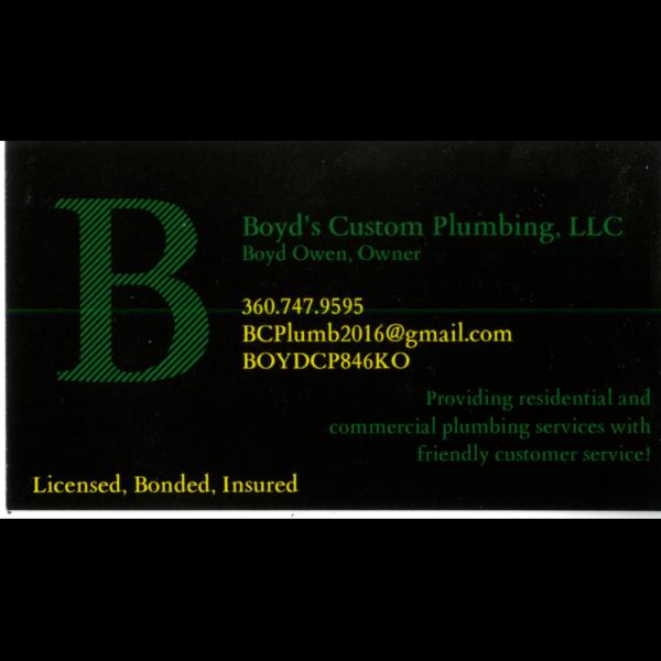 Boyd's Custom Plumbing