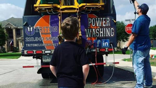 Triton Cleaners- Pressure Washing and Trash Can Cleaning