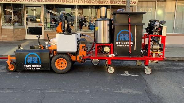 Zero Turn Power Washing