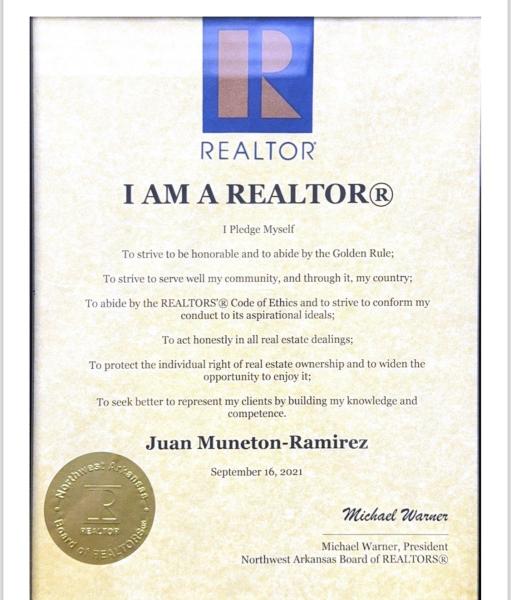 Juan Muneton Realtor Powered by Exp Realty NWA Branch