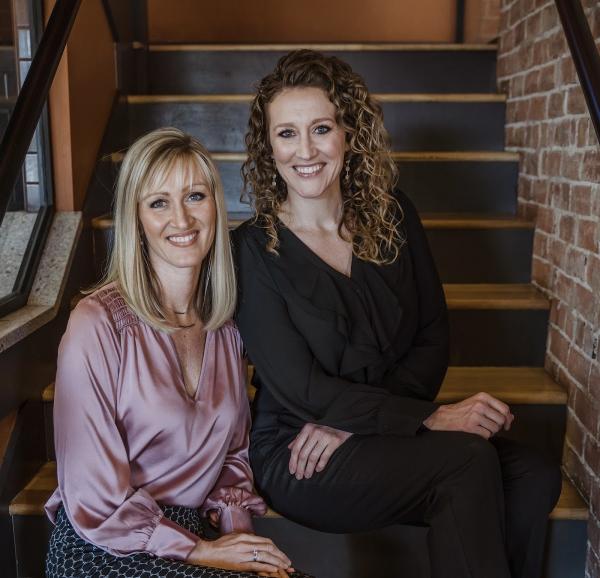 Lindsay Ousley and Shanelle Cahill
