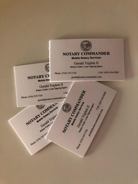 The Notary Commander
