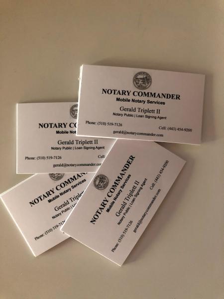 The Notary Commander