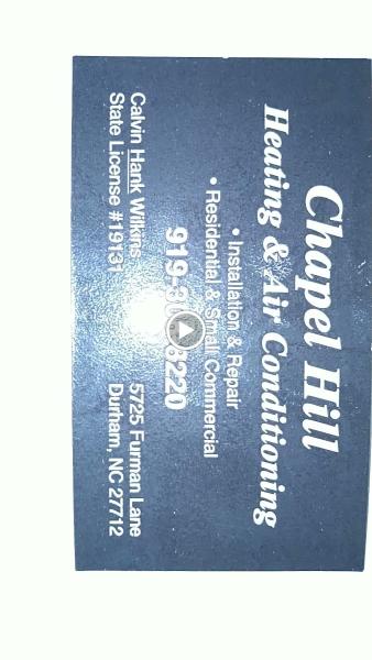 Chapel Hill Heating and Air Conditioning