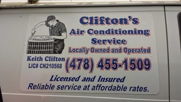 Clifton's Air Conditioning Service