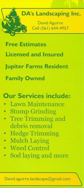 Da's Landscaping Inc.