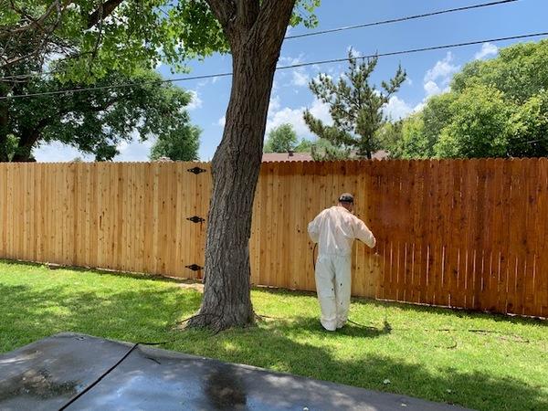 A&W Fence Staining