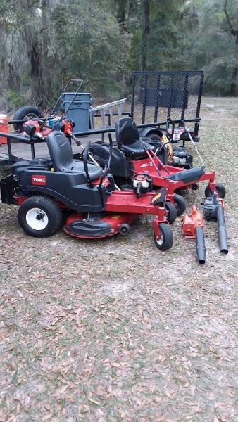 Chad Freeman Mowing