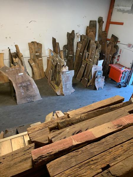 Peroba Reclaimed Wood and Live Edge Wood Slabs