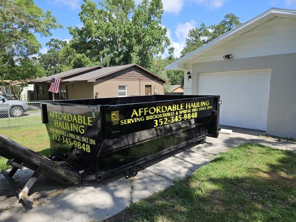 Affordable Hauling Dumpster Service