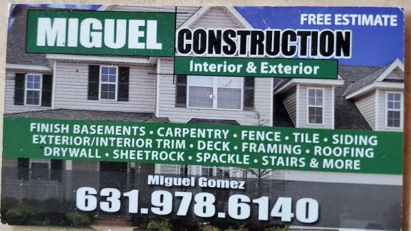 Miguel Gomez Construction & Home Improvements