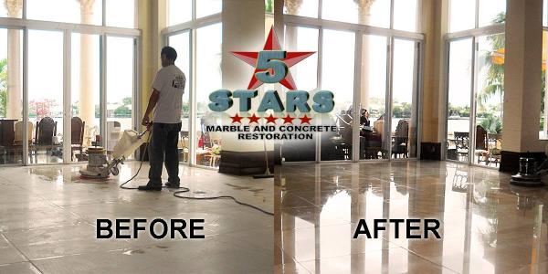 Five Stars Marble & Concrete Restoration