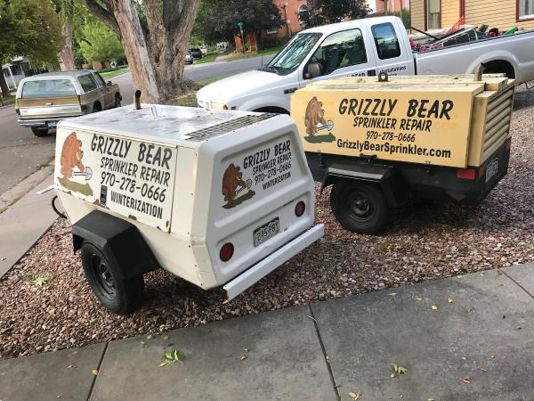 Grizzly Bear Sprinkler Repair and Landscape