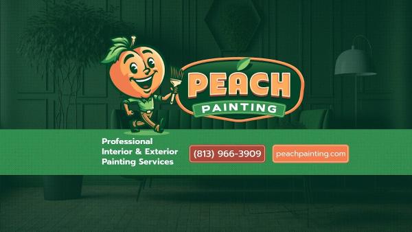Peach Painting