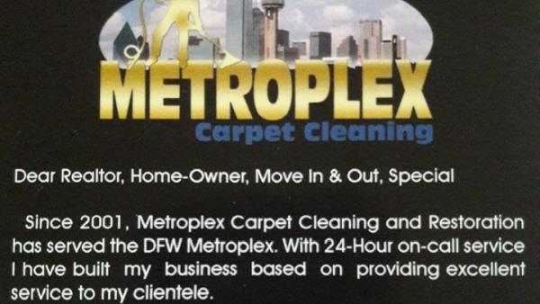 Metroplex Carpet Cleaning AND Restoration