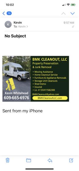 BMK Cleanout