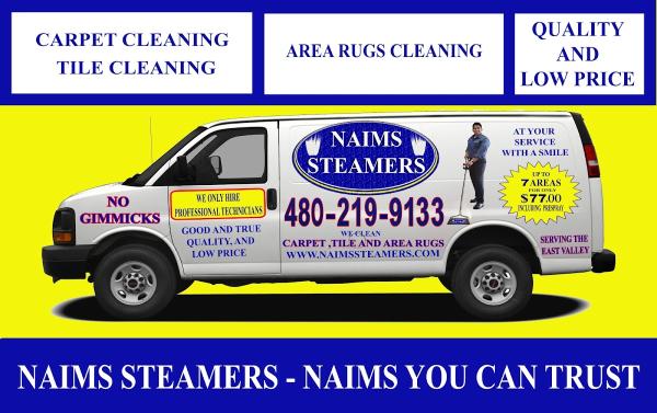 Naims Steamers Carpet & Tile Grout Steam Cleaning