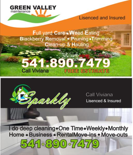 Sparkly Housekeeping & Green Valley Maintenance