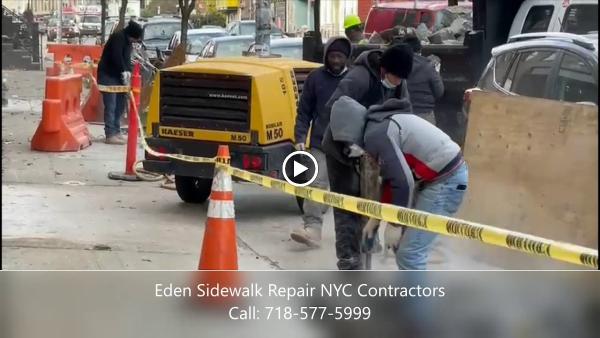 Eden Sidewalk Repair NYC