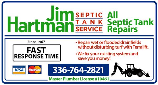 Jim Hartman Septic Tank Service