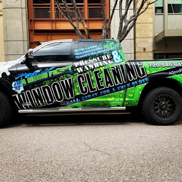 A Good Front Window Cleaning & Pressure Washing