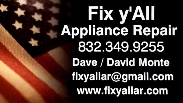 Fix Y'all Appliance Repair