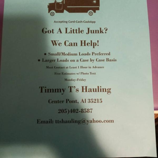 Timmy T's Hauling LLC