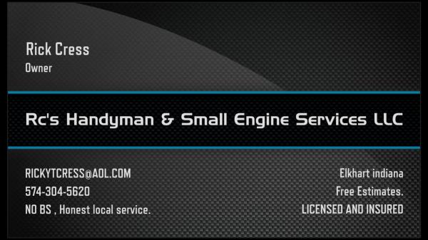 Rc's Handyman & Small Engine Services Llc