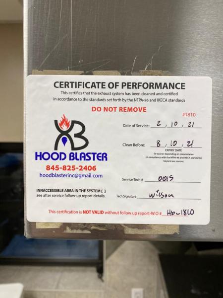 Hood Blasters Inc. Commercial Hood Cleaning Services