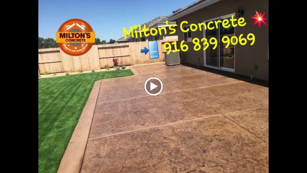 Milton's Concrete Sacramento Concrete Contractor