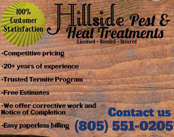 Hillside Pest and Heat Treatments
