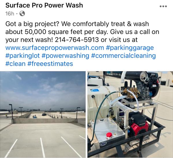 Surface Pro Power Wash