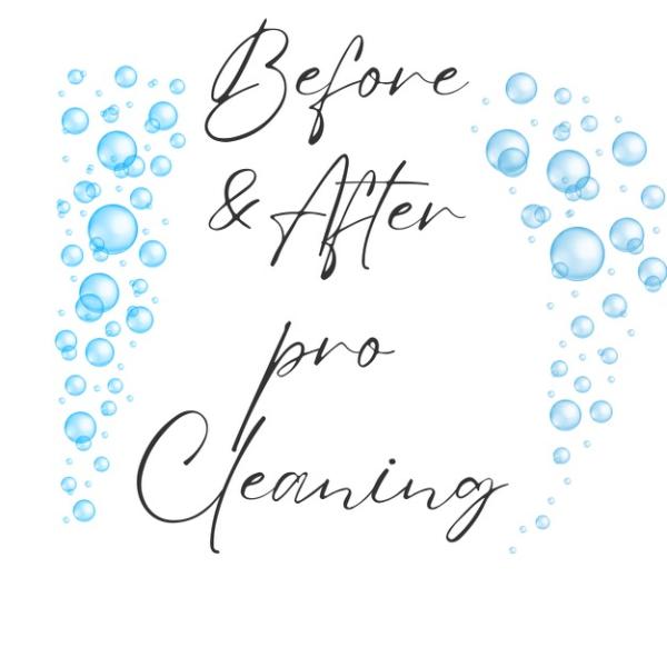 Before & After Pro Cleaning