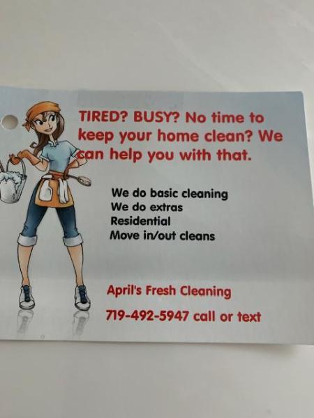 Aprils Fresh Cleaning