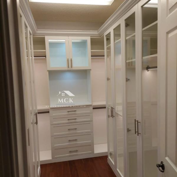 Master Closet and Kitchen